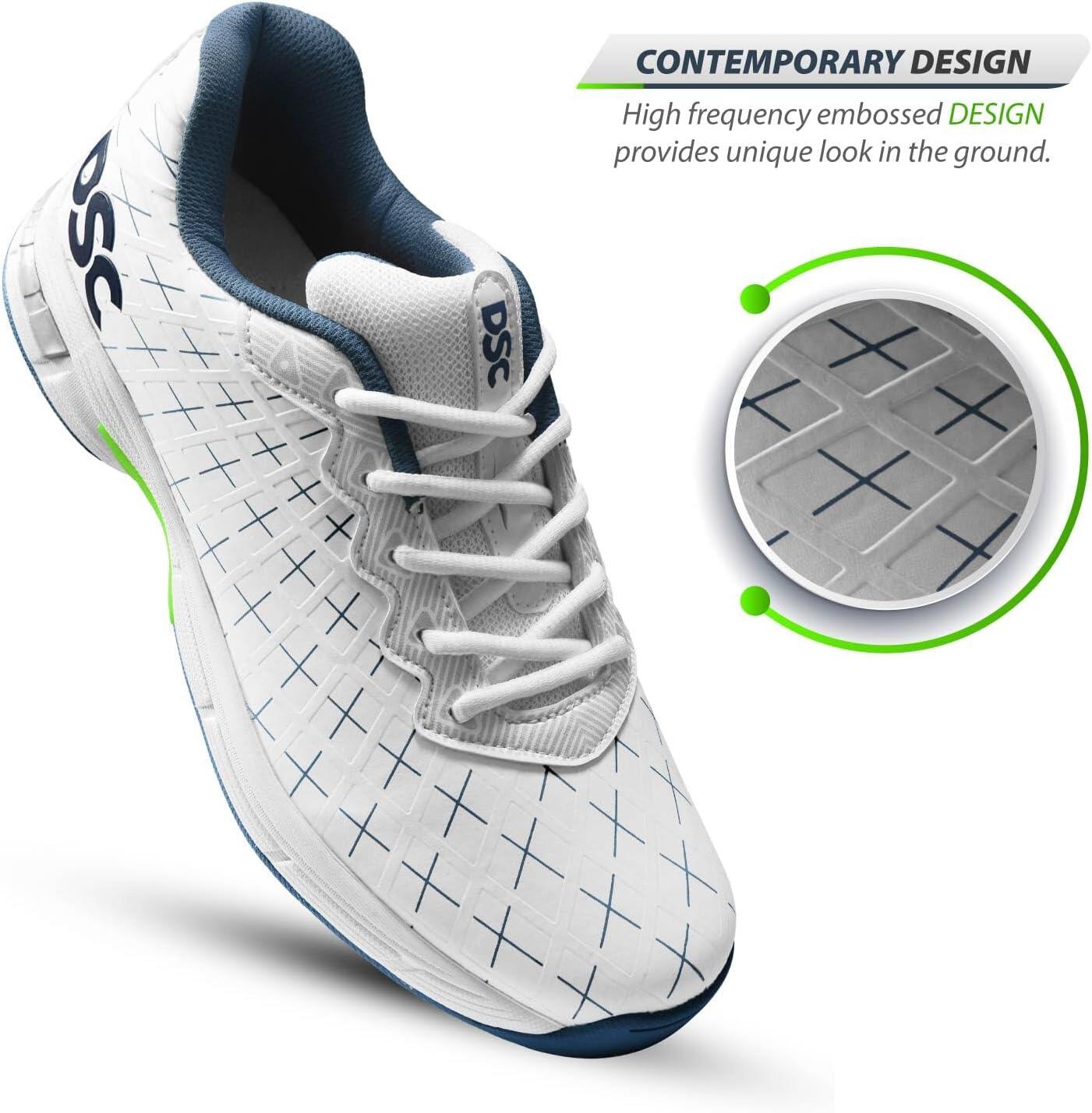DSC Biffer 22 Cricket Shoes | High Quality EVA Midsole | Lesser Foot Fatique 5/7