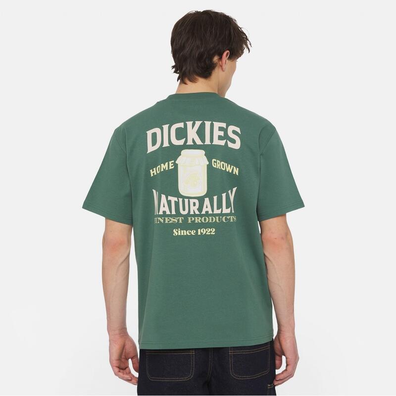 Camisetas Hombre Dickies Elliston Tee Ss Verde