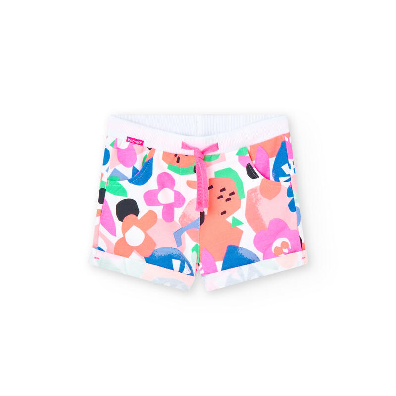 Bermudas Gimnasia Niña Boboli Multicolor