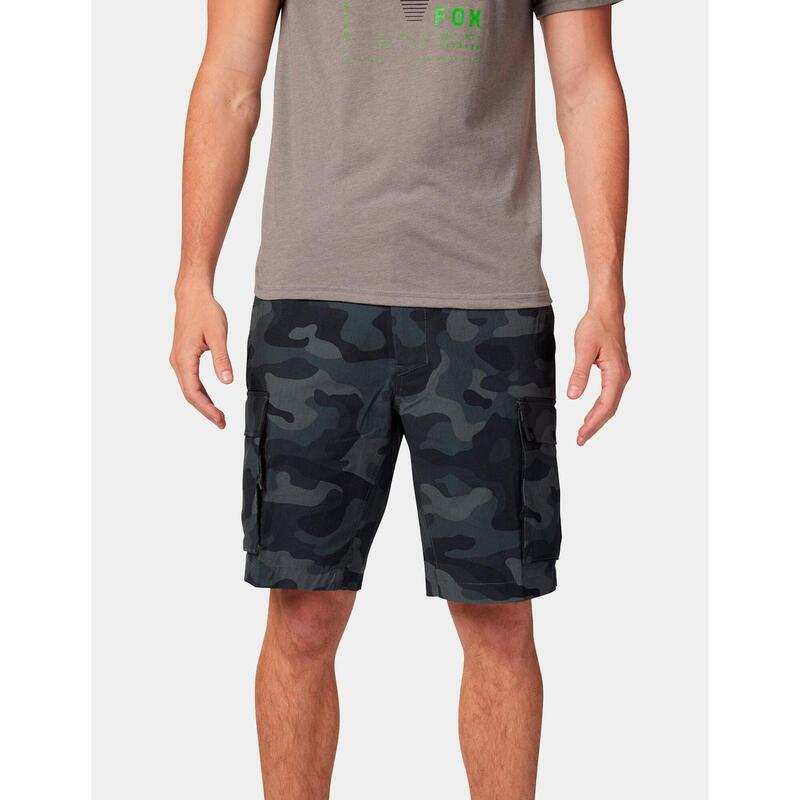 Bermuda Hombre Fox Slambozo camo cargo 3.0 Negro