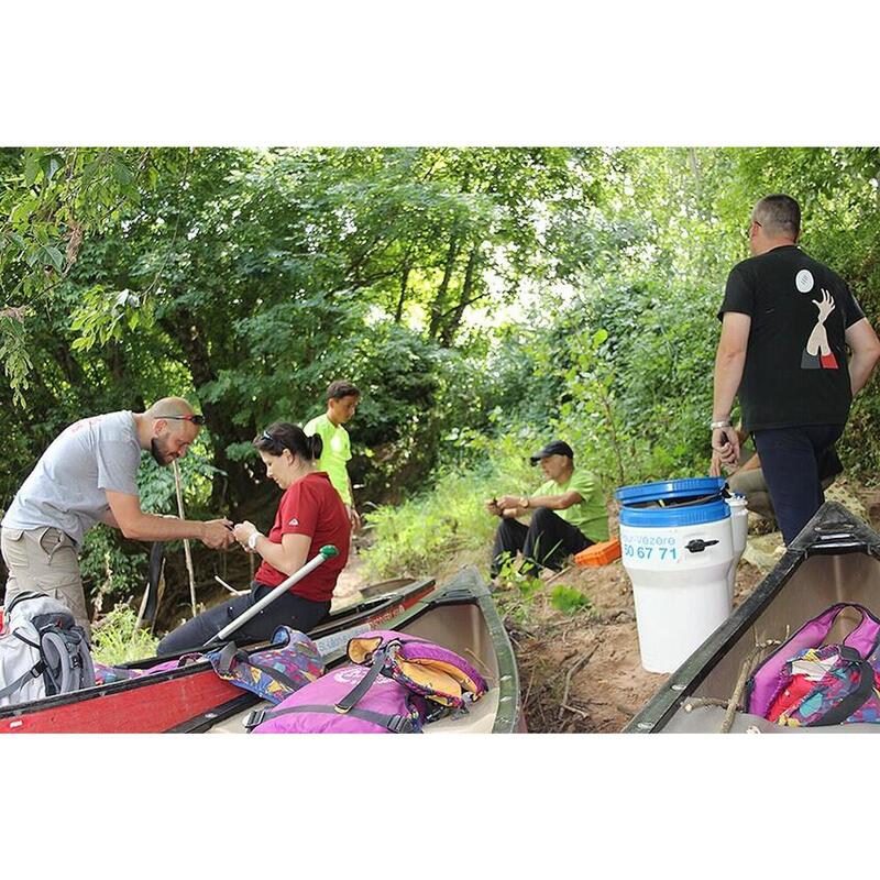 Micro-avontuur kanoën en bushcraft in Sarlat