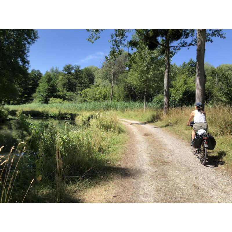 Fietsen in het hart van de koninklijke bossen van Picardië