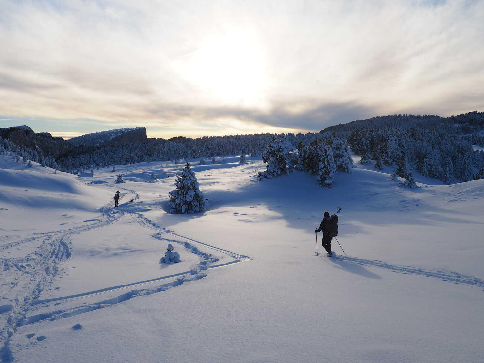 DECATHLON TRAVEL Mini-expeditie op sneeuwschoenen en pulka in de Vercors