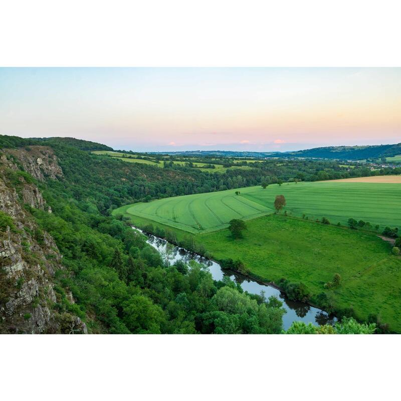 Wandelen langs de Orne in Normandië