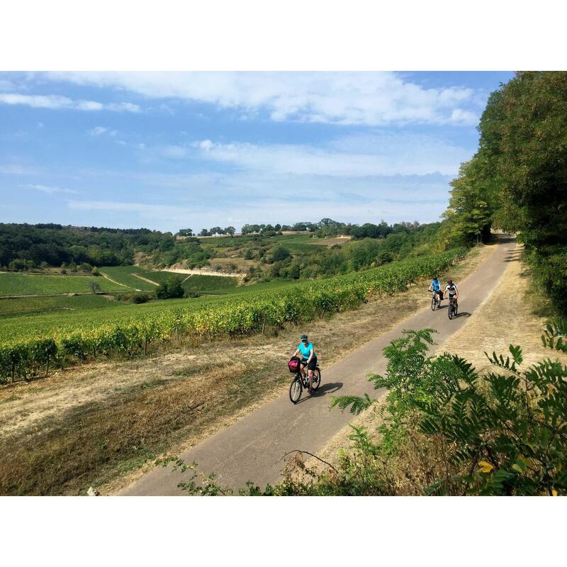 Fietsen met het gezin in Zuid-Bourgondië