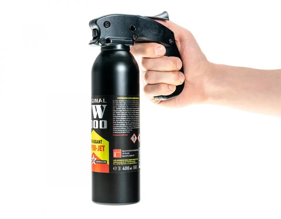 Spray pieprzowy TW1000 Super Gigant 400 ml – samoobrona, dom, niedźwiedzie 2/6