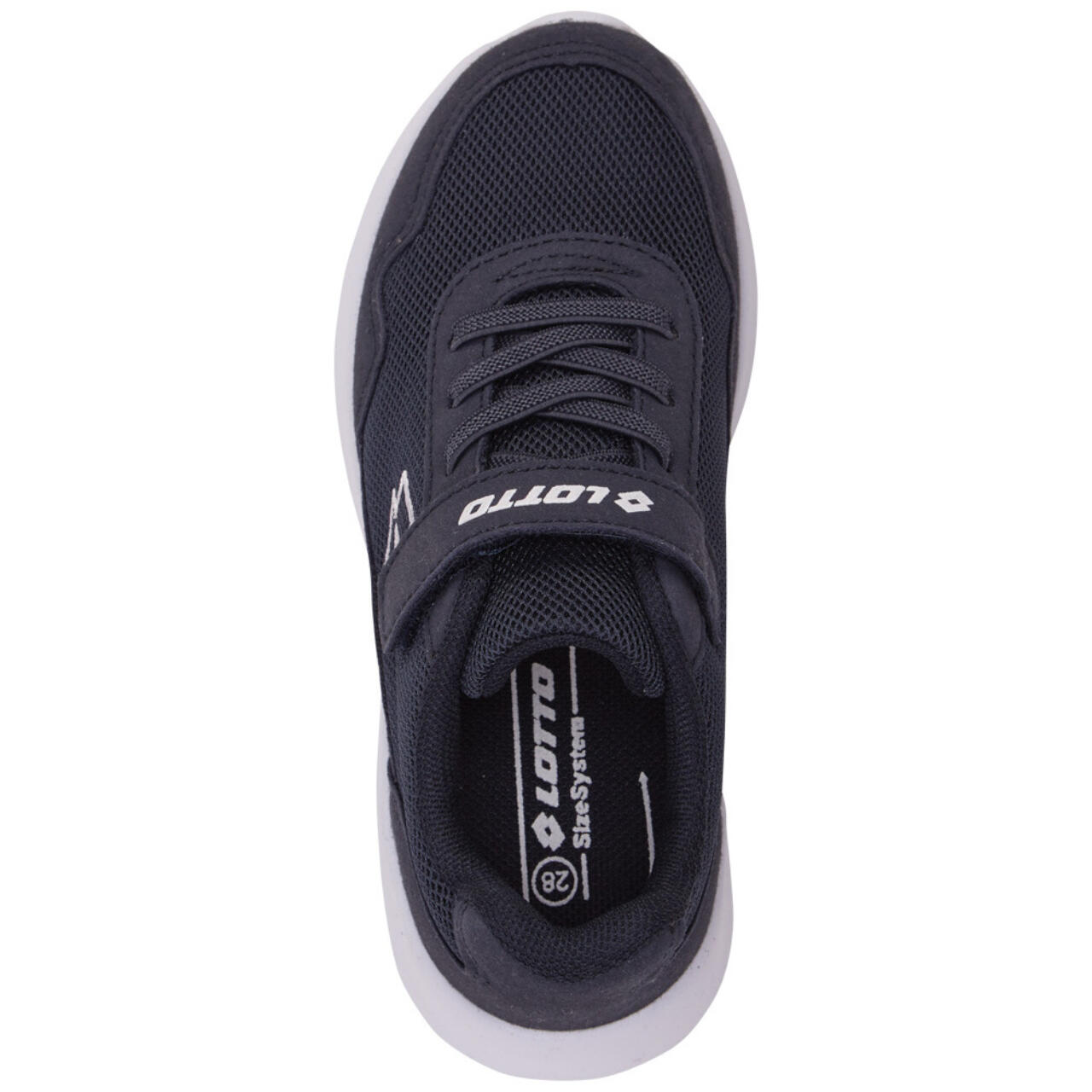 Lotto Connect K zapatillas infantiles, mesh reforzado, velcro y elásticos 4/6