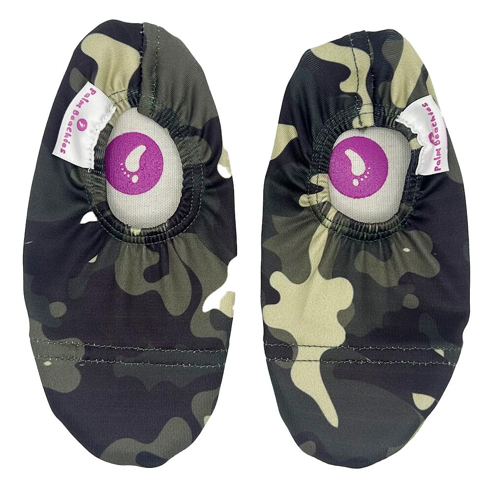 Kinder Waterschoentjes, slippers, sloffen , Camouflage, valt klein uit 3/4