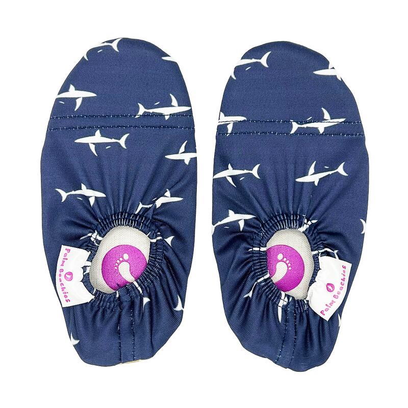 Chaussons intérieur, plage ou piscine - aquatique - enfant- Requins