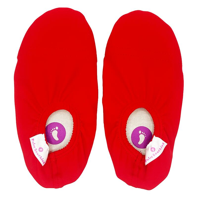 Kinder Waterschoentjes, slippers, sloffen binnen of buiten - rood - unisex