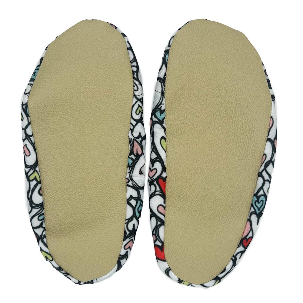 Kinder Waterschoentjes, slippers, sloffen binnen. buiten, Hartje, valt klein uit 2/5