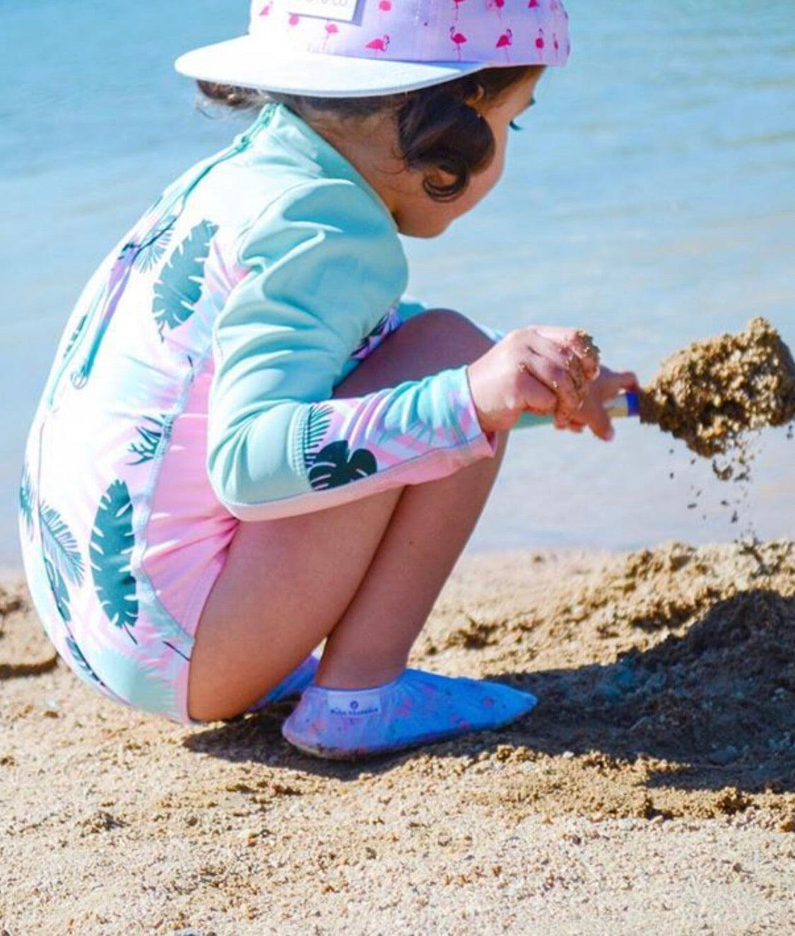 Kinder Waterschoentjes, slippers, sloffen, vlinders valt klein uit 2/5