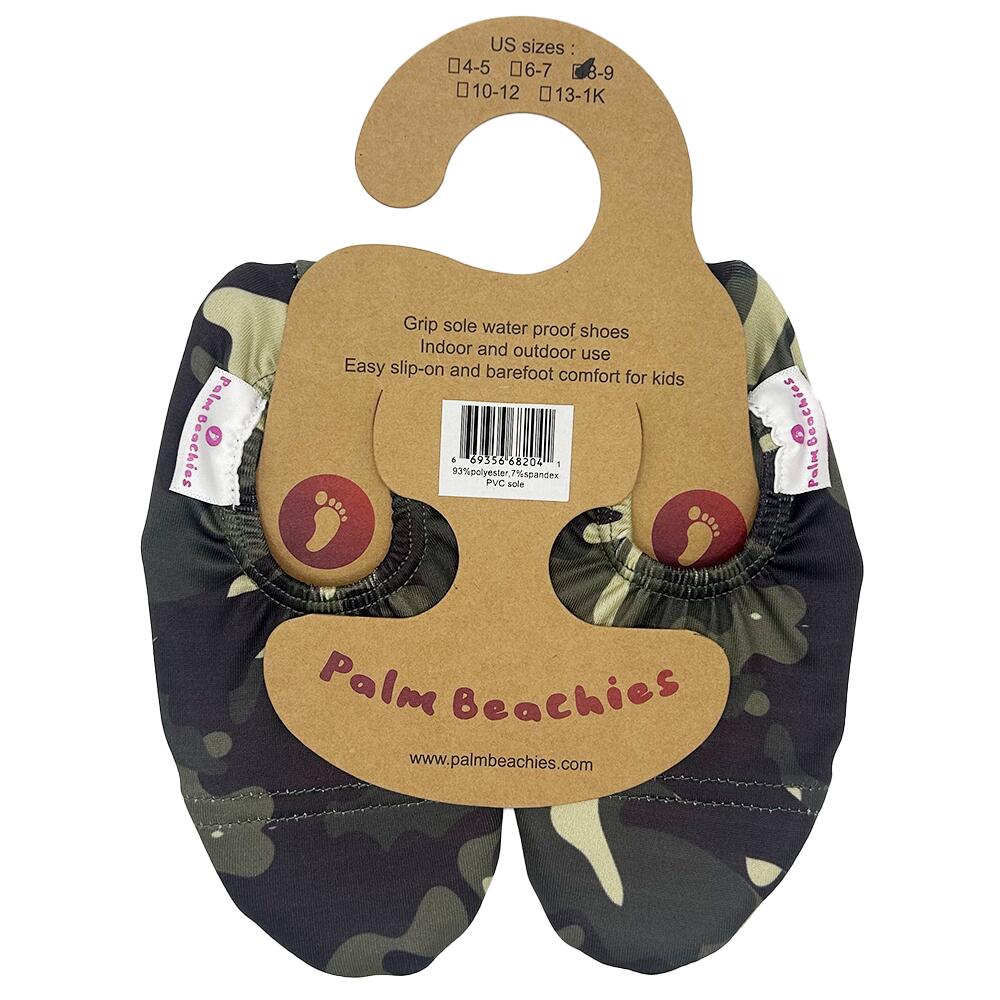 Kinder Waterschoentjes, slippers, sloffen , Camouflage, valt klein uit 4/5
