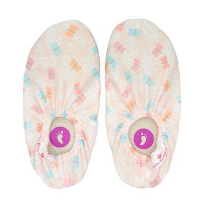 Kinder waterschoentjes, slippers, sloffen, vlinders valt klein uit