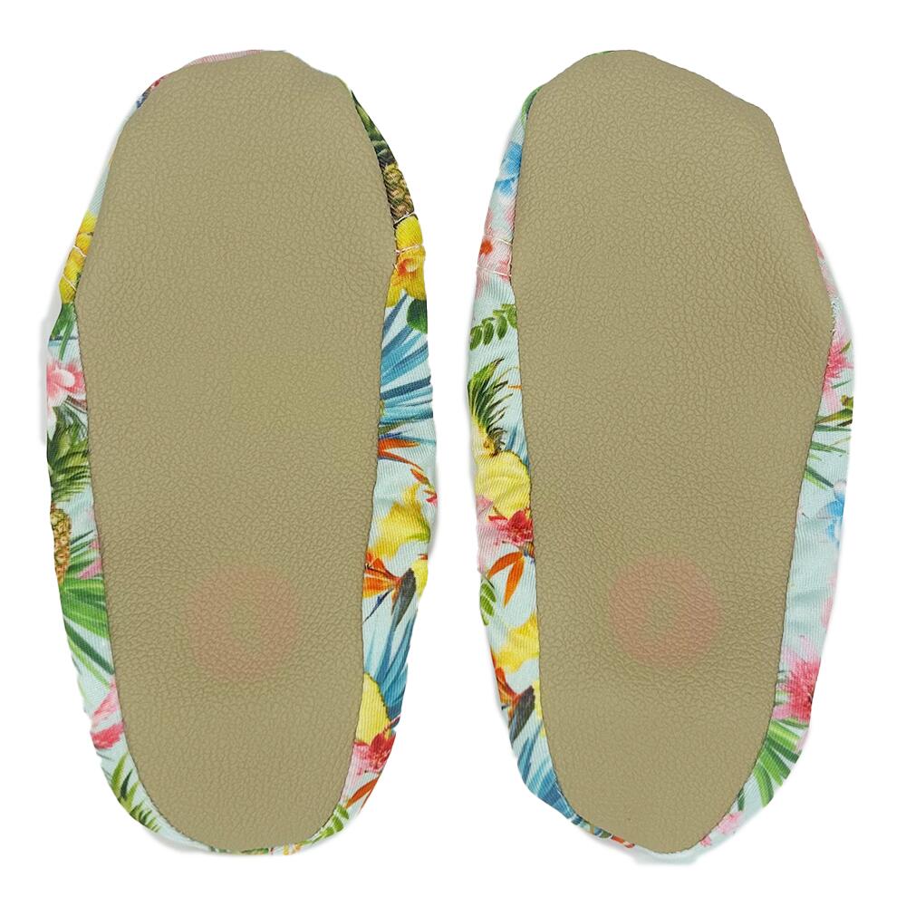 Kinder Waterschoentjes, slippers, sloffen binnen buiten, Ananas valt klein uit 4/6