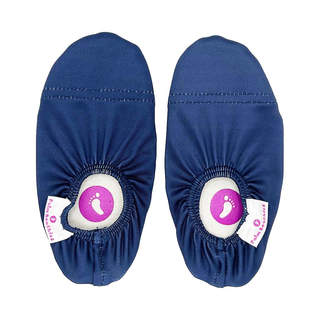 PALM BEACHIES Kinder Waterschoentjes, slippers, sloffen binnen buiten, blauw valt klein uit