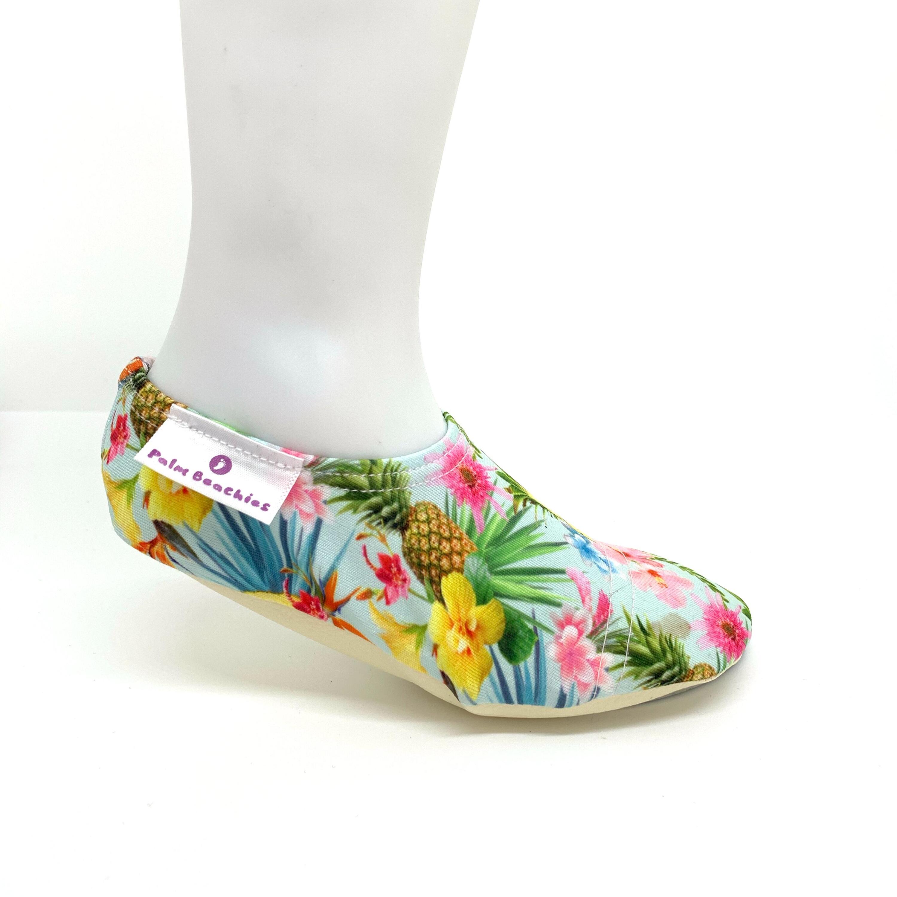 Kinder Waterschoentjes, slippers, sloffen binnen buiten, Ananas valt klein uit 6/6