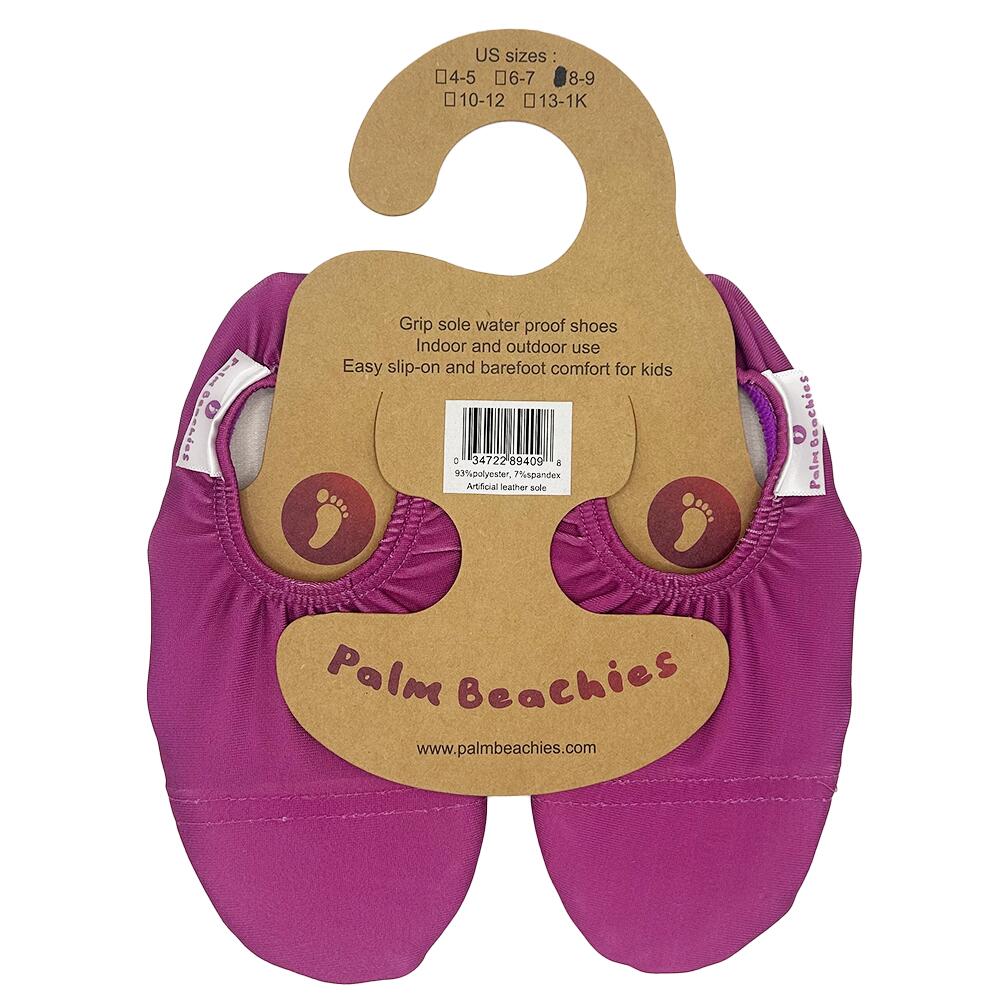 Kinder Waterschoentjes, slippers, sloffen binnen, buiten,Paars valt klein uit 4/5