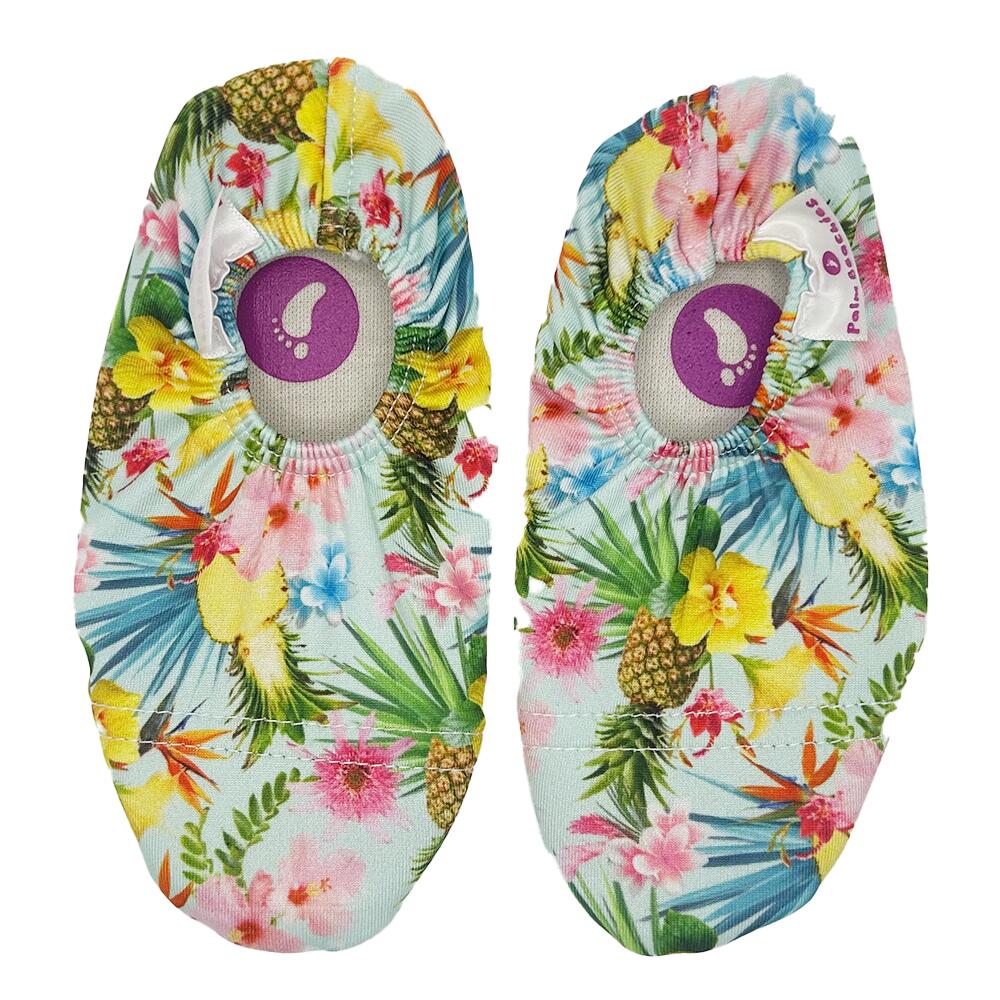 Kinder Waterschoentjes, slippers, sloffen binnen buiten, Ananas valt klein uit 5/6