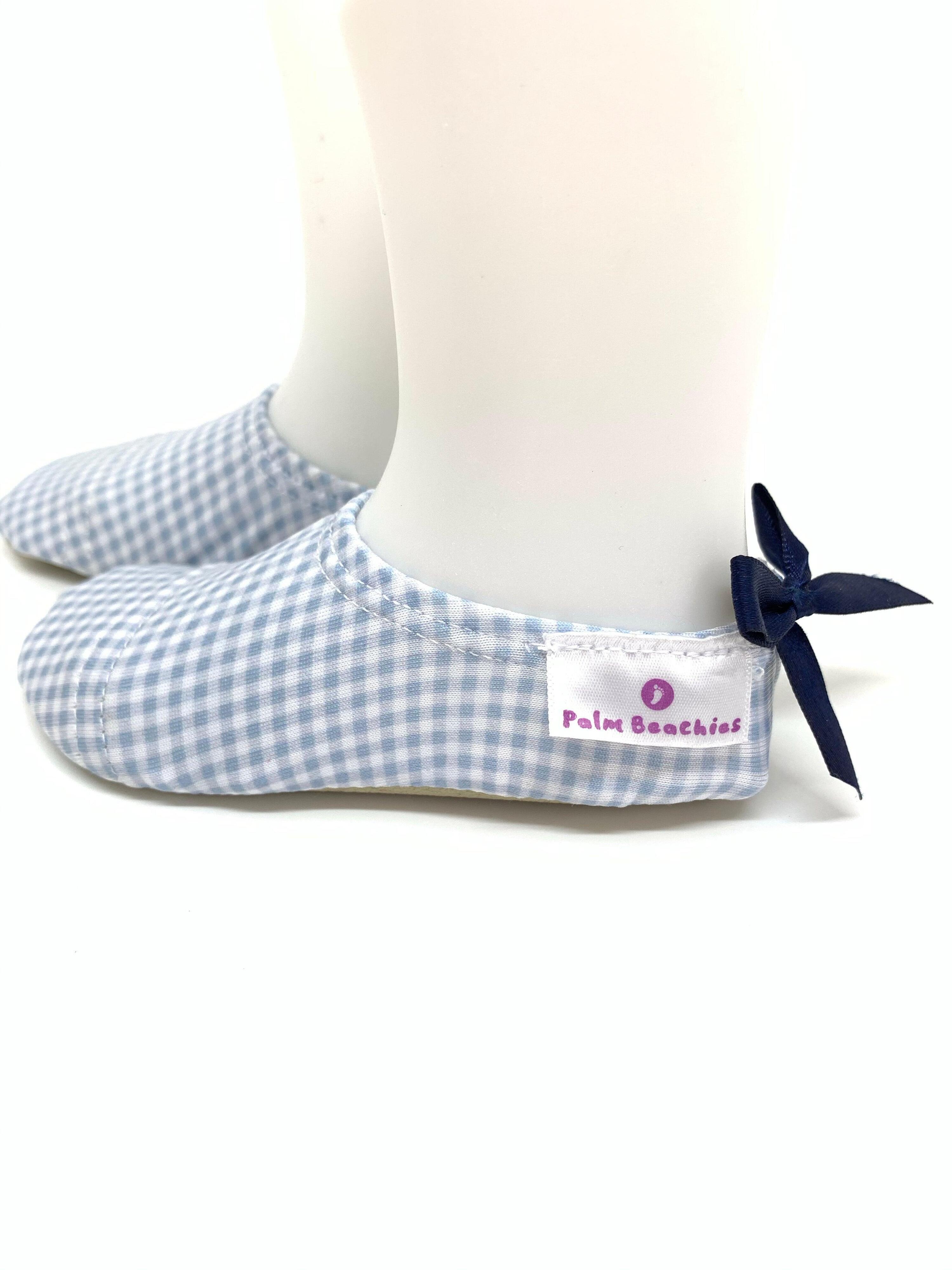 Kinder Waterschoentjes, slippers, sloffen binnen buiten, Vichy valt klein uit 4/4