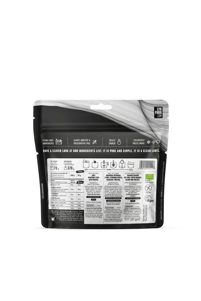 Danie liofilizowane (212) Chili Sin Carne 70G 2/4