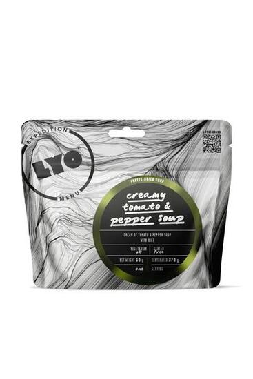 Zuppa Liofilizzato Cremosa Di Pomodoro E Peperone Con Riso