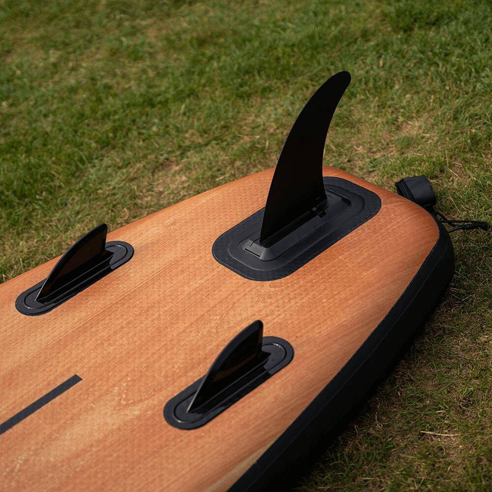 Stand Up Paddle Holz Mandala - SUP Board - Aufblasbares Surfbrett 320x81x15 cm 7/7