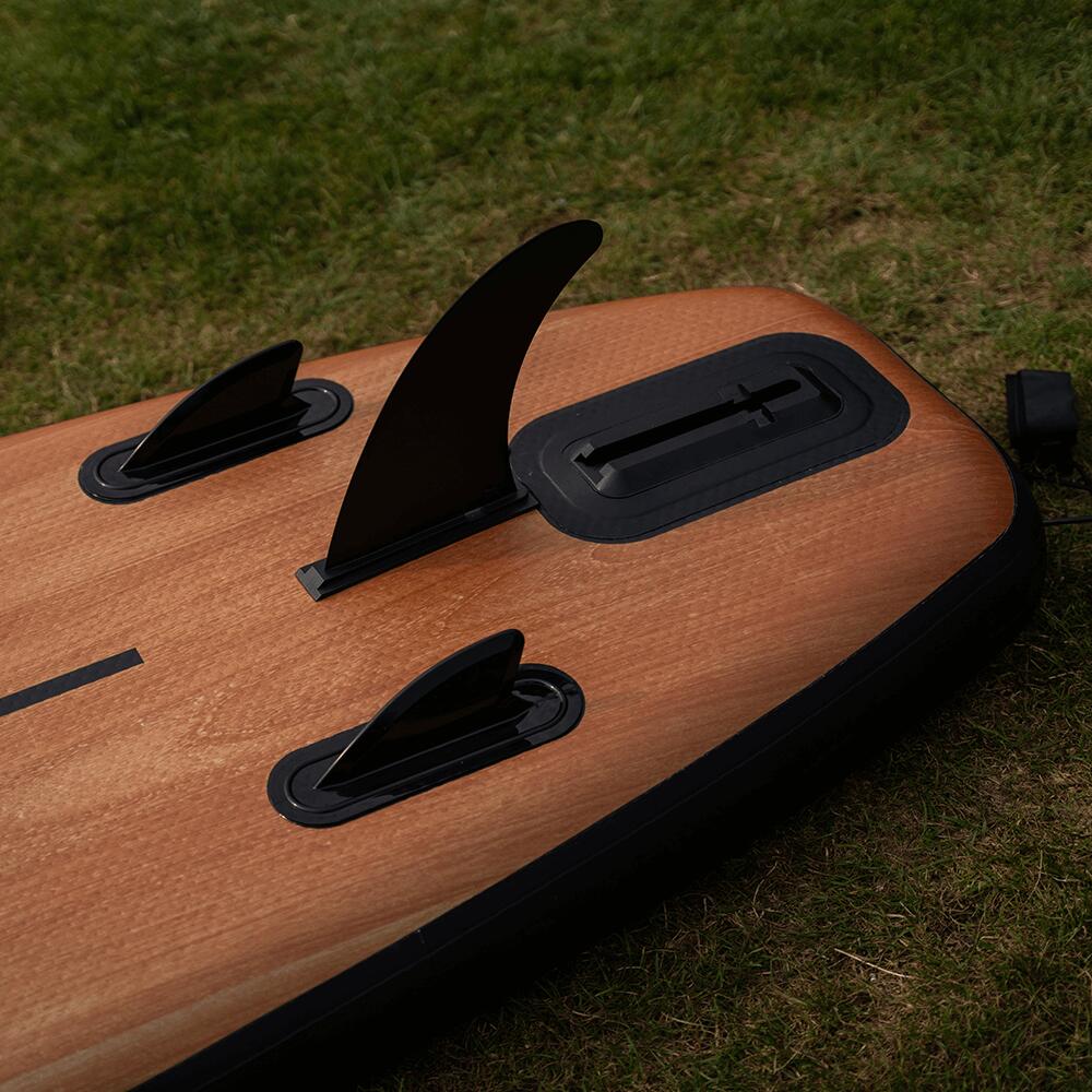 Stand Up Paddle Holz Mandala - SUP Board - Aufblasbares Surfbrett 320x81x15 cm 6/7