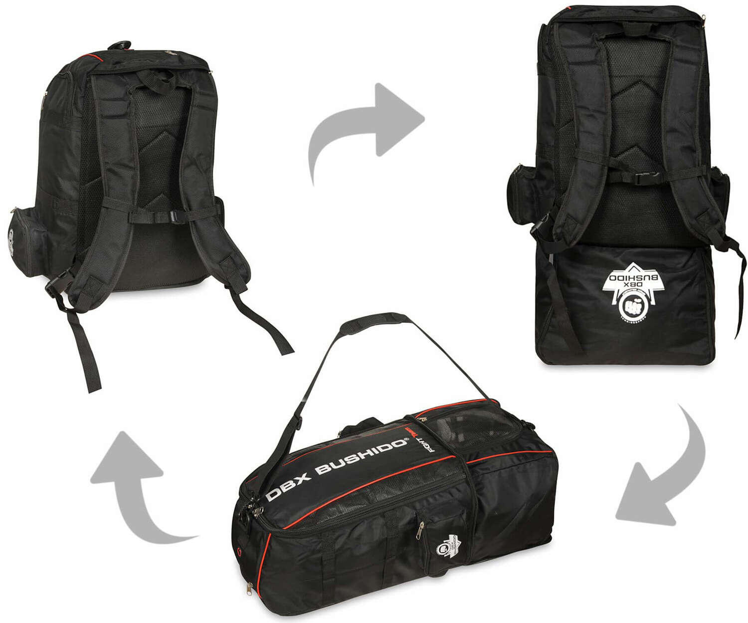 Torba treningowa 3w1 - Plecak + Torba - DBX Bushido DBX-SB-20 5/7