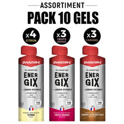 Gel énergétique endurance Energix - Assortiment - 10x34g