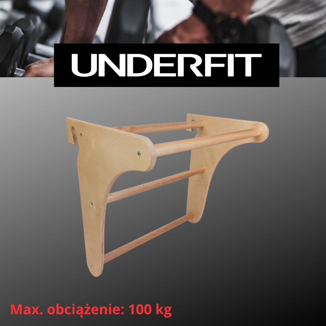 Drążek do podciągania na drabince gimnastycznej UNDERFIT 5/6