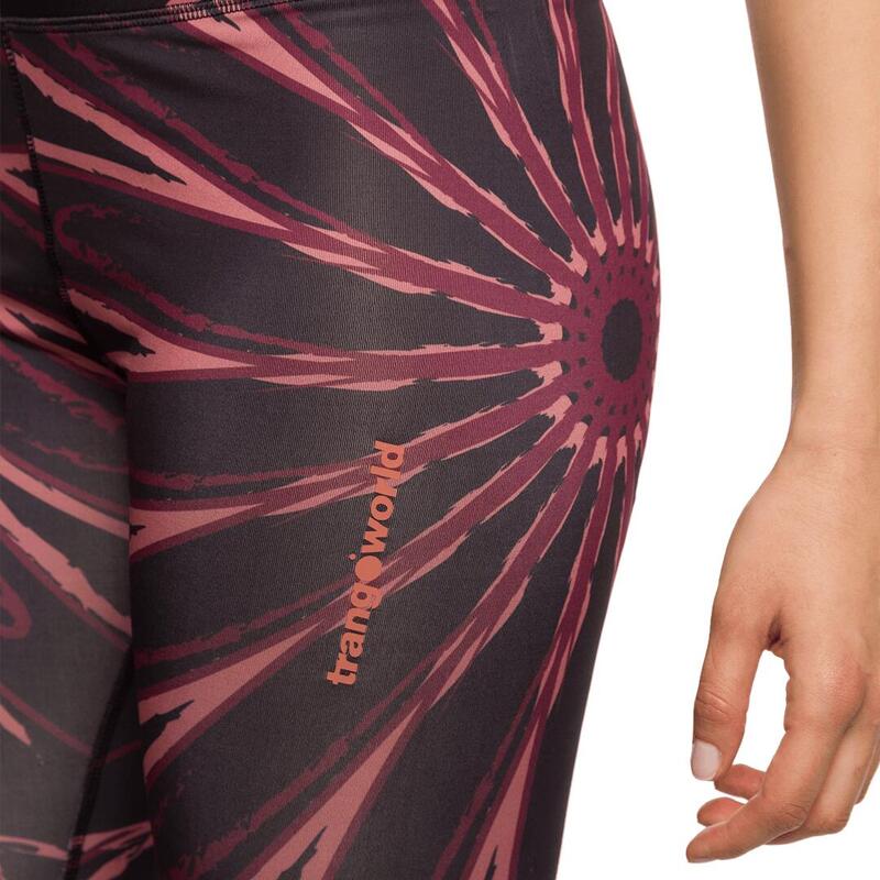 Mallas leggings larga para Mujer Trangoworld Serra Negro