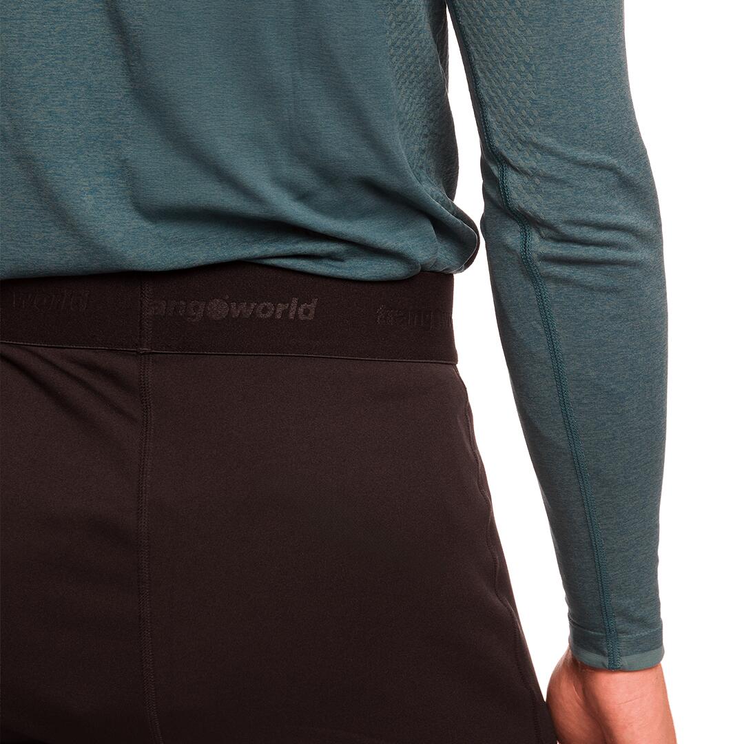 Mallas leggings larga para Hombre Trangoworld Pessons Negro 7/7