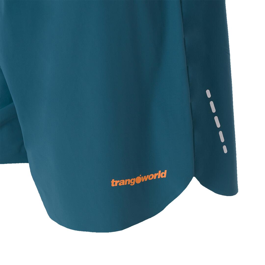 Pantalones cortos de Trail Running para Hombre Trangoworld Servoz Azul/Naranja 2/7
