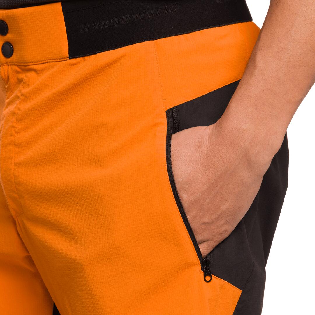 Pantalones cortos para Hombre Trangoworld Hornavan Naranja/Negro/Negro 7/7