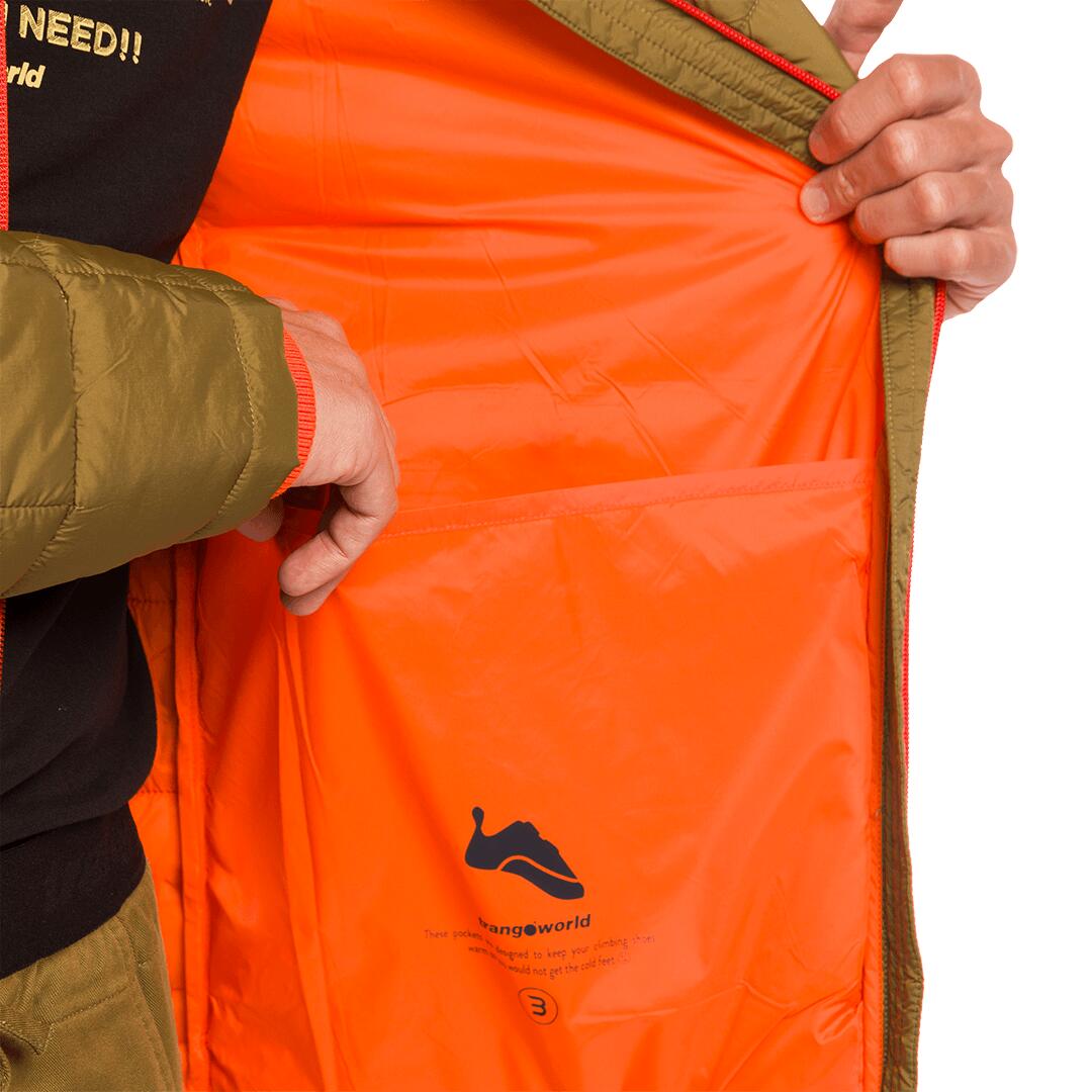 Chaqueta acolchada para Hombre Trangoworld Clisson Marrón/Naranja 7/7
