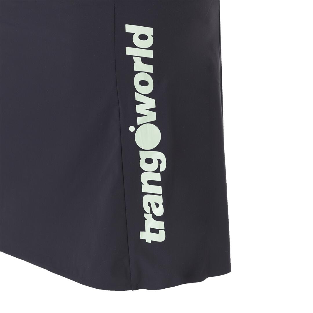 Falda de Trail Running para Mujer Trangoworld Moreta Negro/Verde 2/7