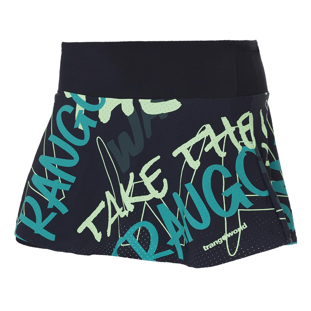 TRANGOWORLD Falda de Trail Running para Mujer Trangoworld Arruiz Negro/Negro