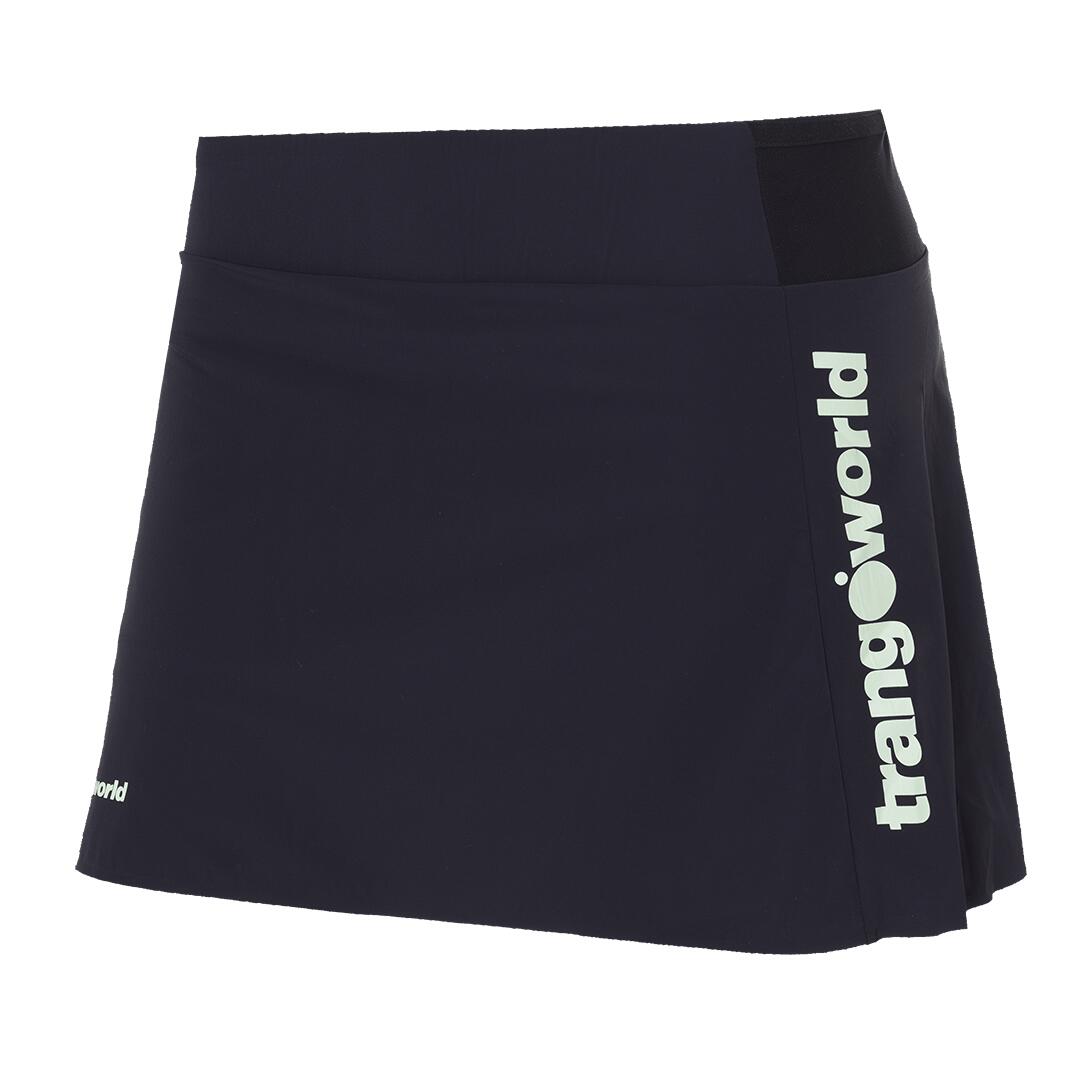 TRANGOWORLD Falda de Trail Running para Mujer Trangoworld Moreta Negro/Verde