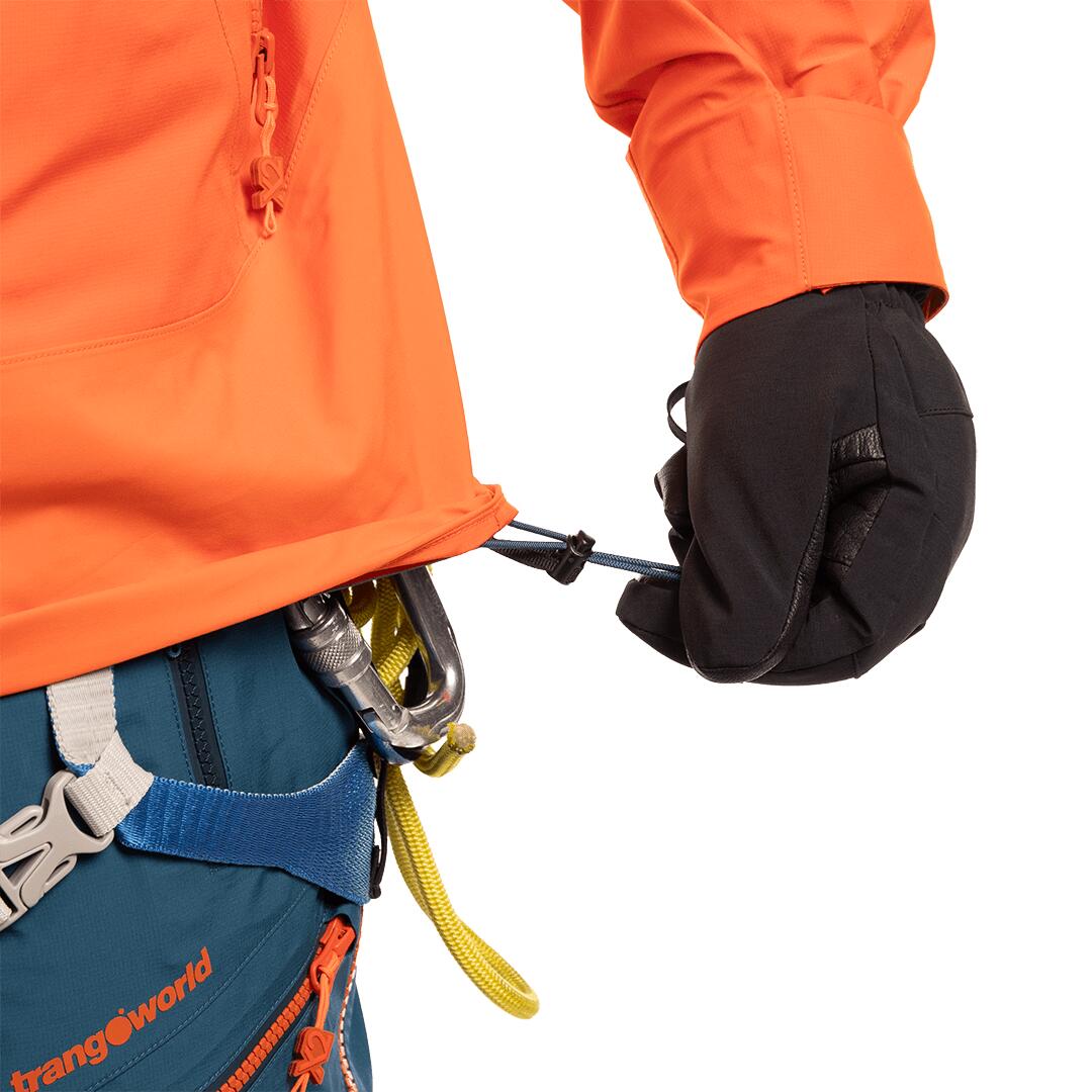 Chaqueta para Hombre Trangoworld Trx2 shell pro Naranja/Negro Impermeable 7/7
