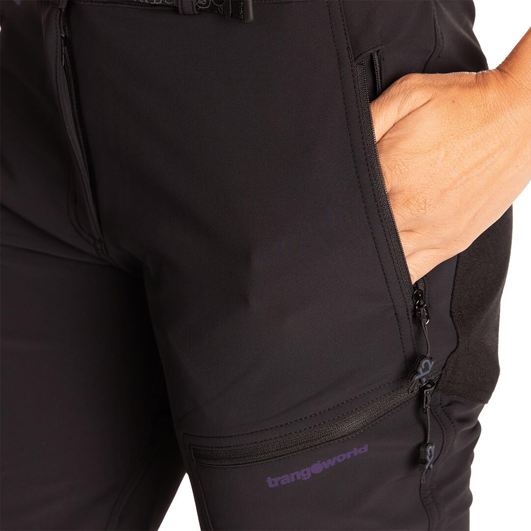 Pantalón para Mujer Trangoworld Trx2 dura extreme wm pro Negro/Morado 7/7