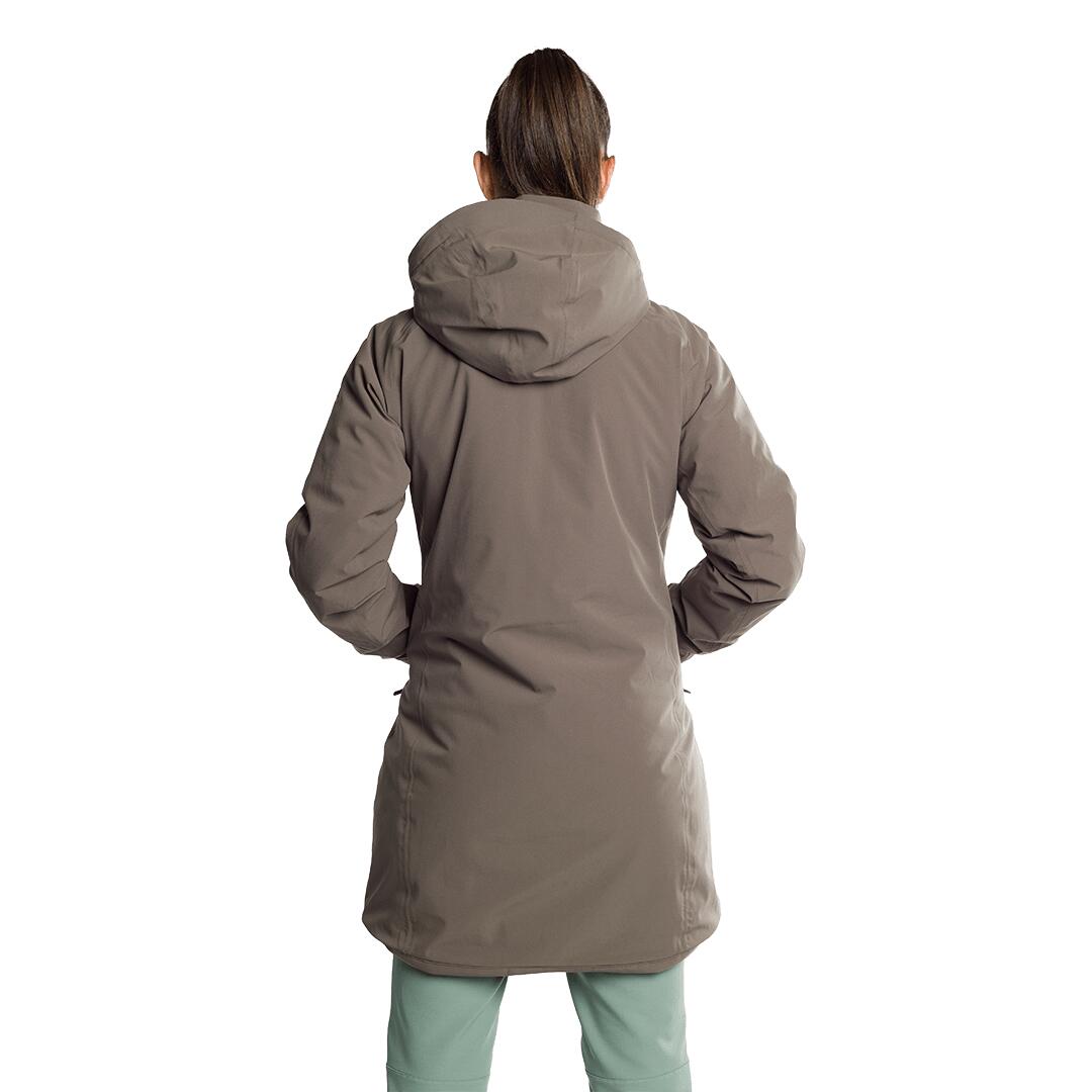 Parka para Mujer Trangoworld Arasilla termic Marrón Impermeable 4/6
