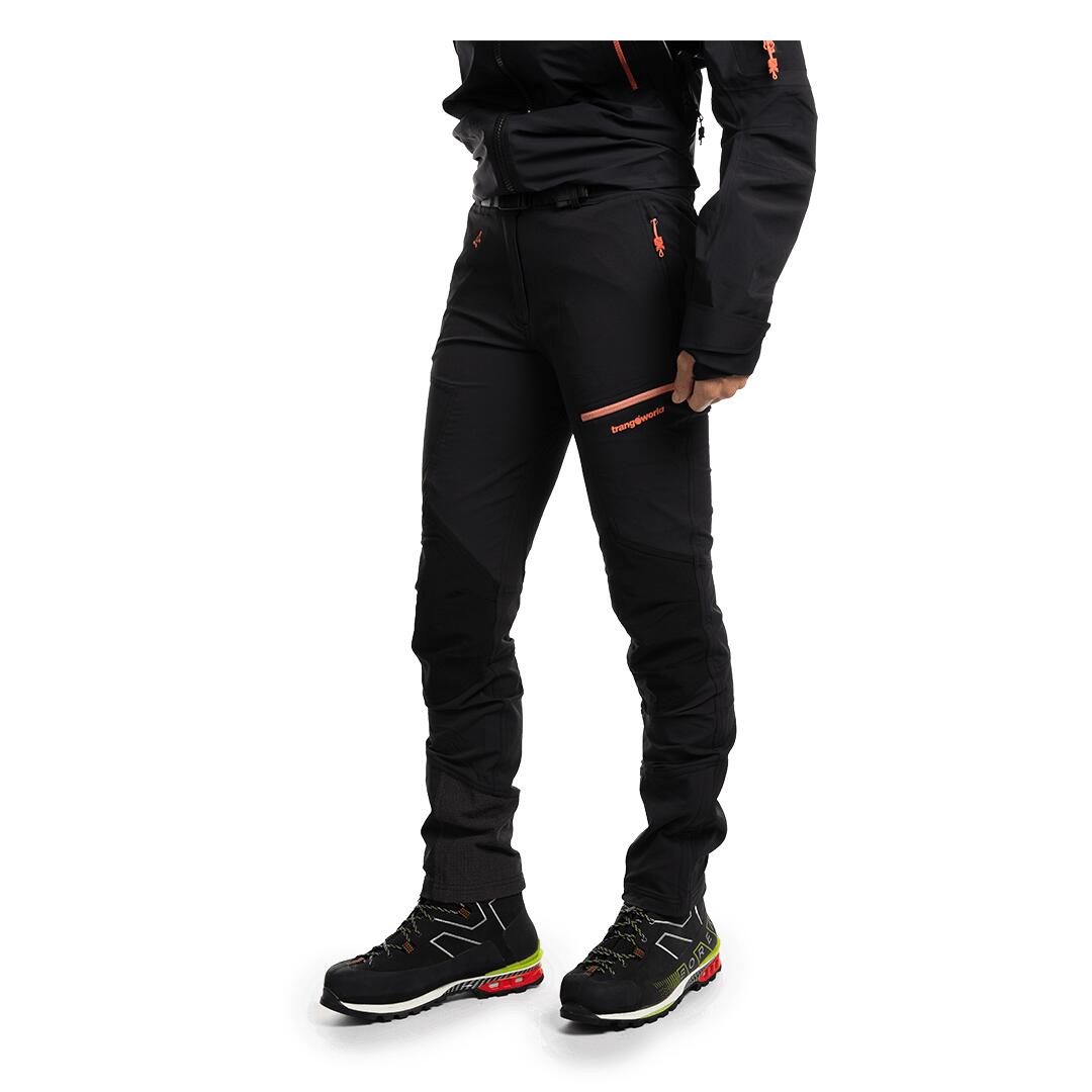 Pantalón para Mujer Trangoworld Trx2 nyl wm pro Negro/Rosa 7/7
