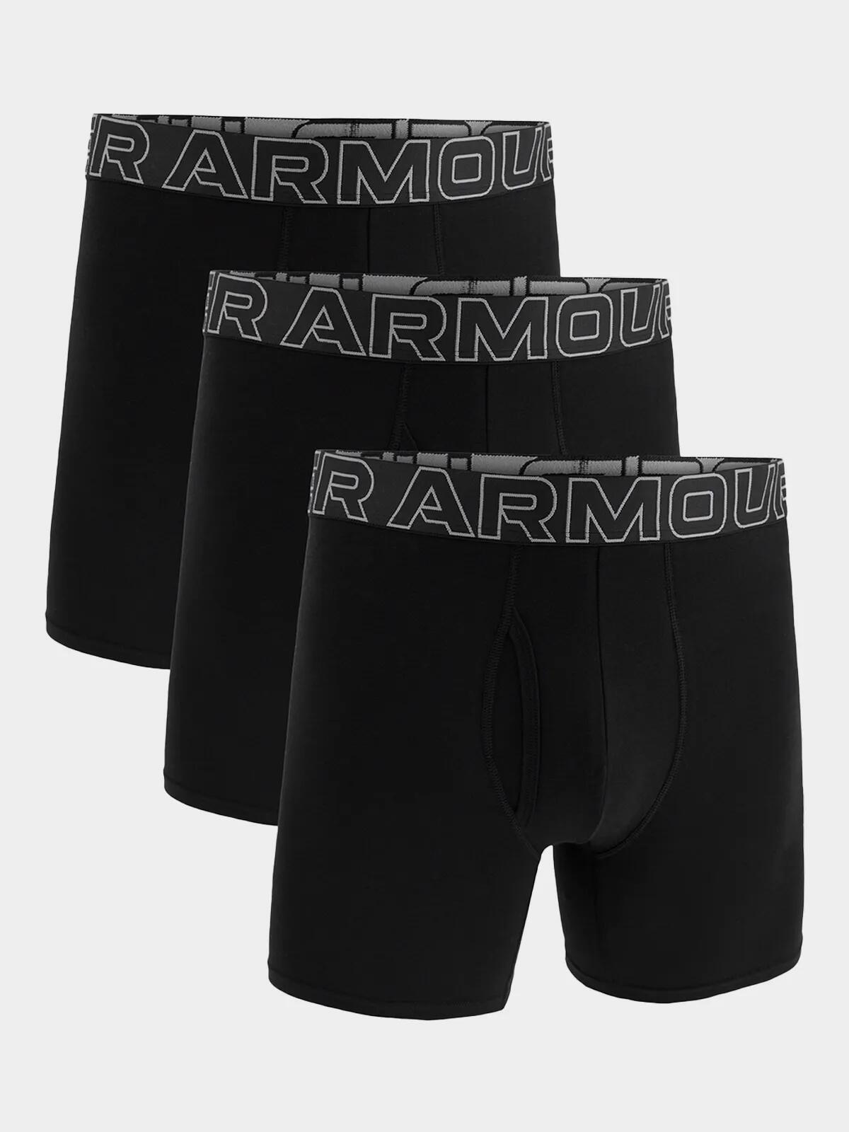 Boxershort Herren 3er Pack Figurbetont-UA PERFORMANCE COTTON - SOLID 6 IN 3PK 5/6