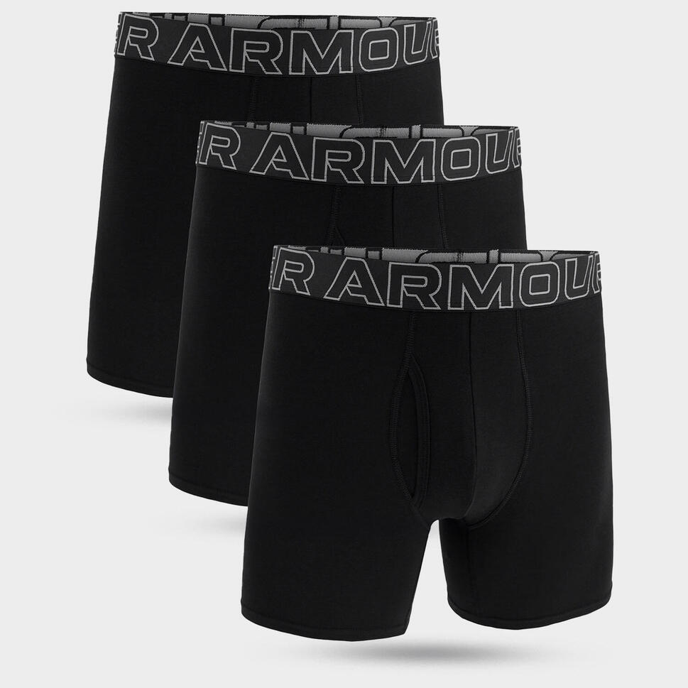 Bokserki termoaktywne Under Armour Performance Cotton 6 in 3-Pack Boxerjock
