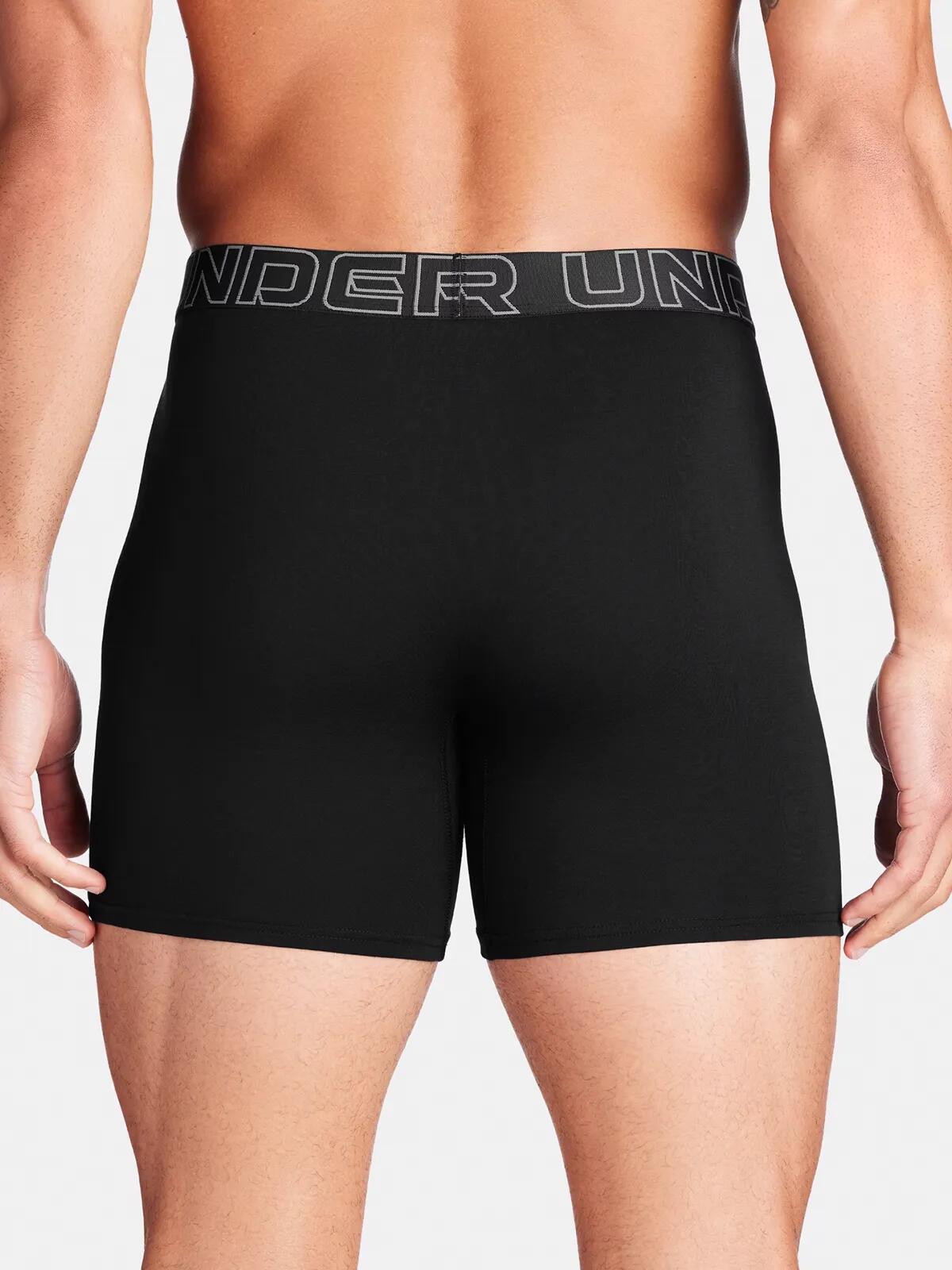 Boxershort Herren 3er Pack Figurbetont-UA PERFORMANCE COTTON - SOLID 6 IN 3PK 4/6