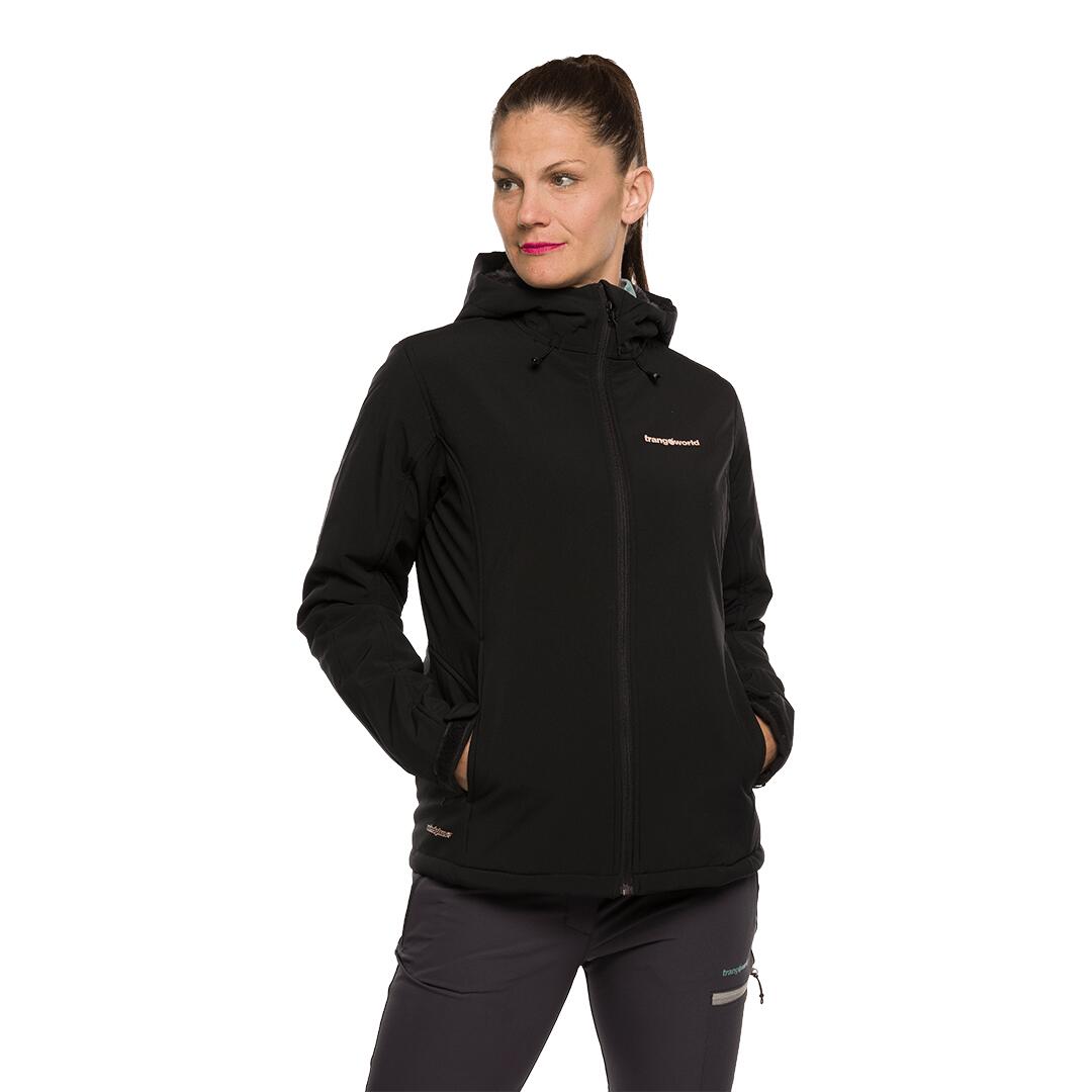 Softshell para Mujer Trangoworld Broome Negro TRANGOWORLD Decathlon