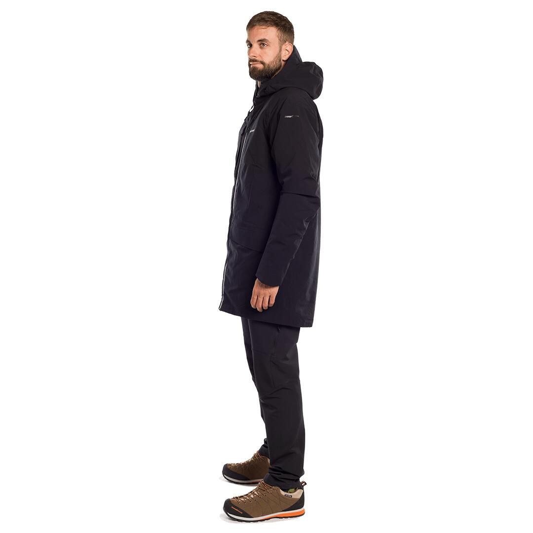 Parka para Hombre Trangoworld Ibort termic Negro/Negro Impermeable 5/7