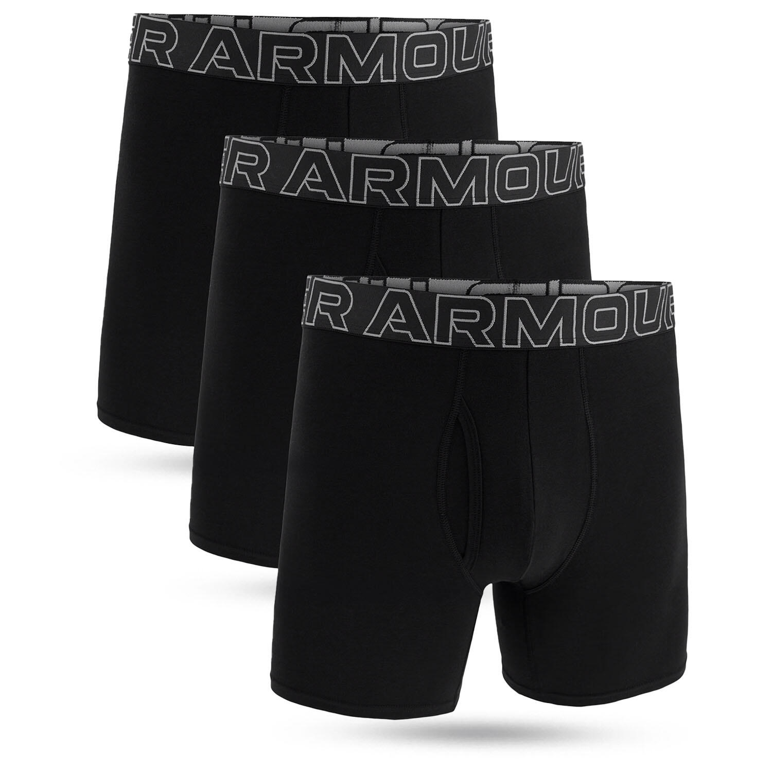 Bokserki termoaktywne Under Armour Performance Cotton 6 in 3-Pack Boxerjock