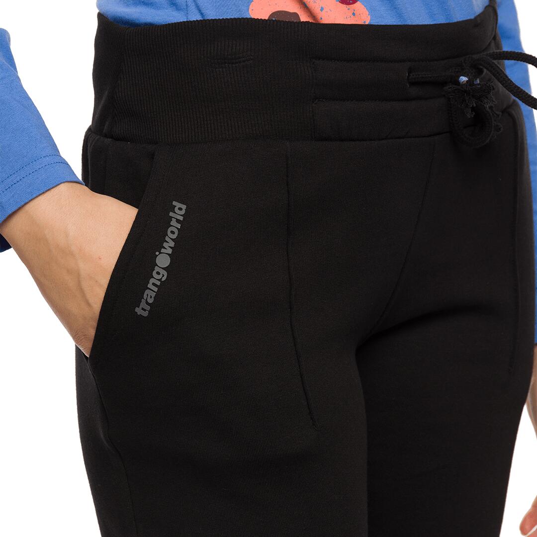 Pantalón para Mujer Trangoworld Tobia Negro 7/7